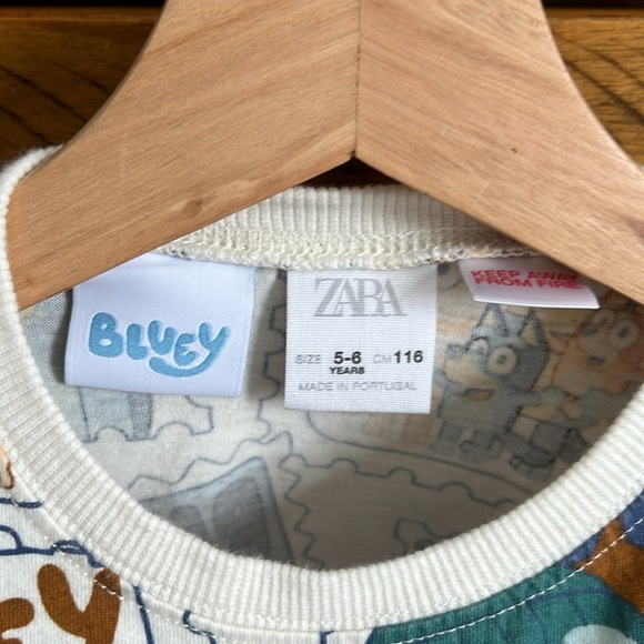 Zara Boys Bluey Long Sleeve Shirt - Picture 3 of 4
